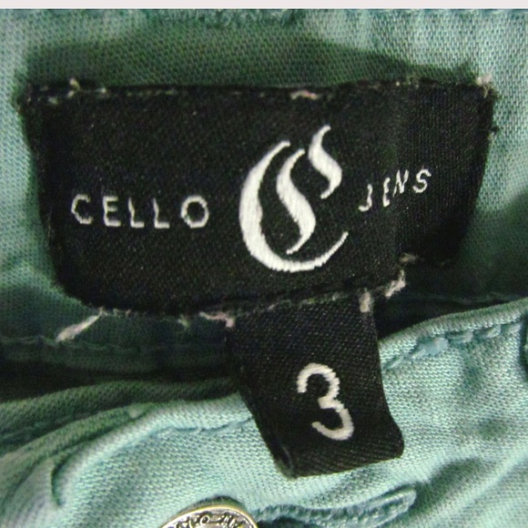 Cello Jeans Women's Jeans Pants Size 3 Teal - Picture 3 of 5